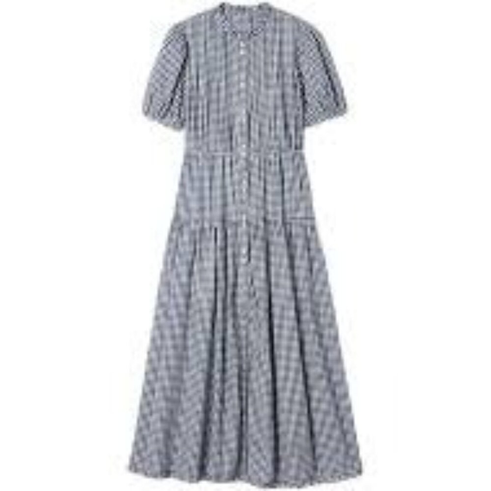 NWT Gap × DÔEN Gingham Maxi Dress